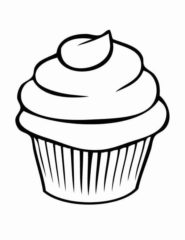 600x776 Hello Kitty Cupcake Awesome Cupcake Coloring Pages