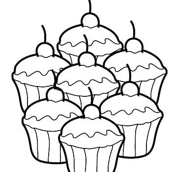 350x350 Coloring Pages Cupcakes Coloring Pages Of Cupcakes Packed