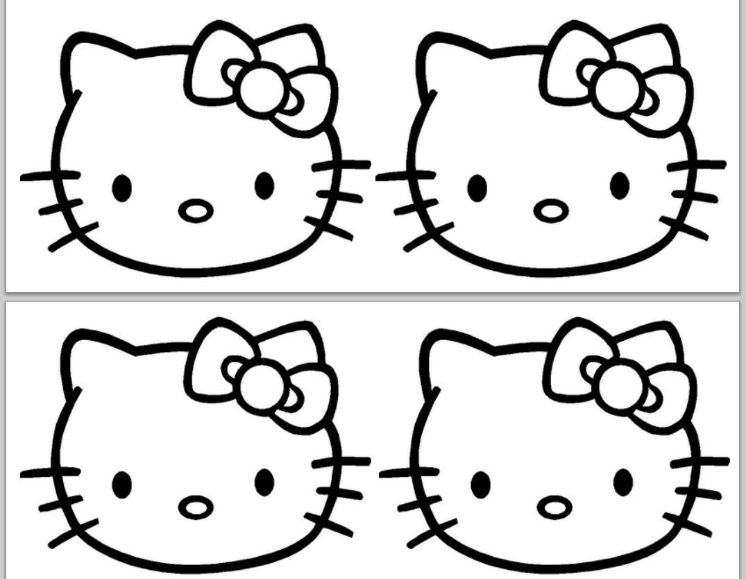 1075x834 Hello Kitty Coloring Pages Free Printable And Be Sure To Thank