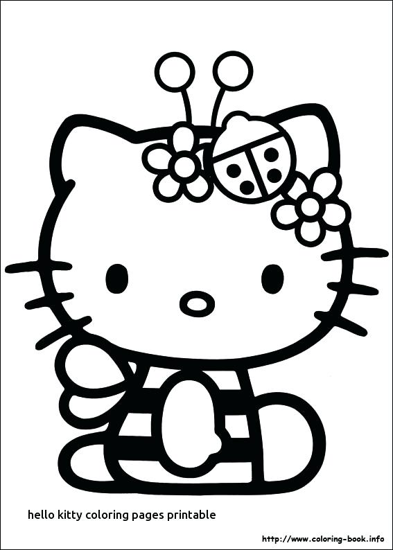 567x794 Free Printable Hello Kitty Valentines Day Coloring Pages Face