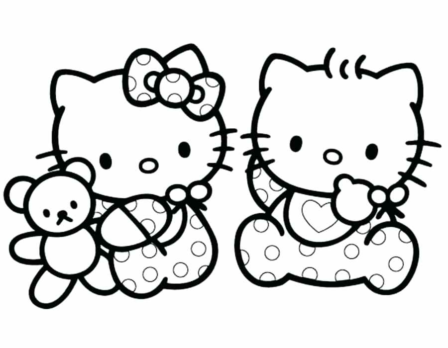 900x700 Hello Kitty Coloring Printable Hello Kitty Coloring Pages Hello