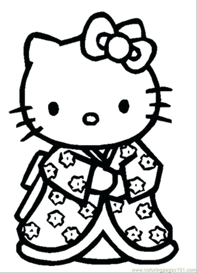 650x899 Free Coloring Pages Hello Kitty Sleepy Hello Kitty Free Hello