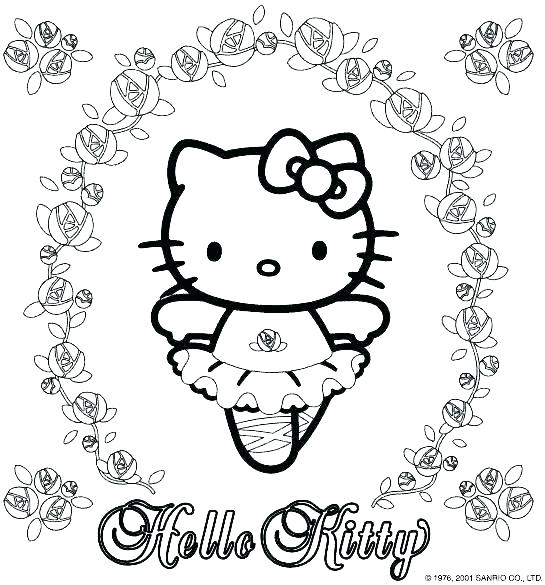 545x585 Hello Kitty Halloween Coloring Sheets Free Coloring Pages Hello