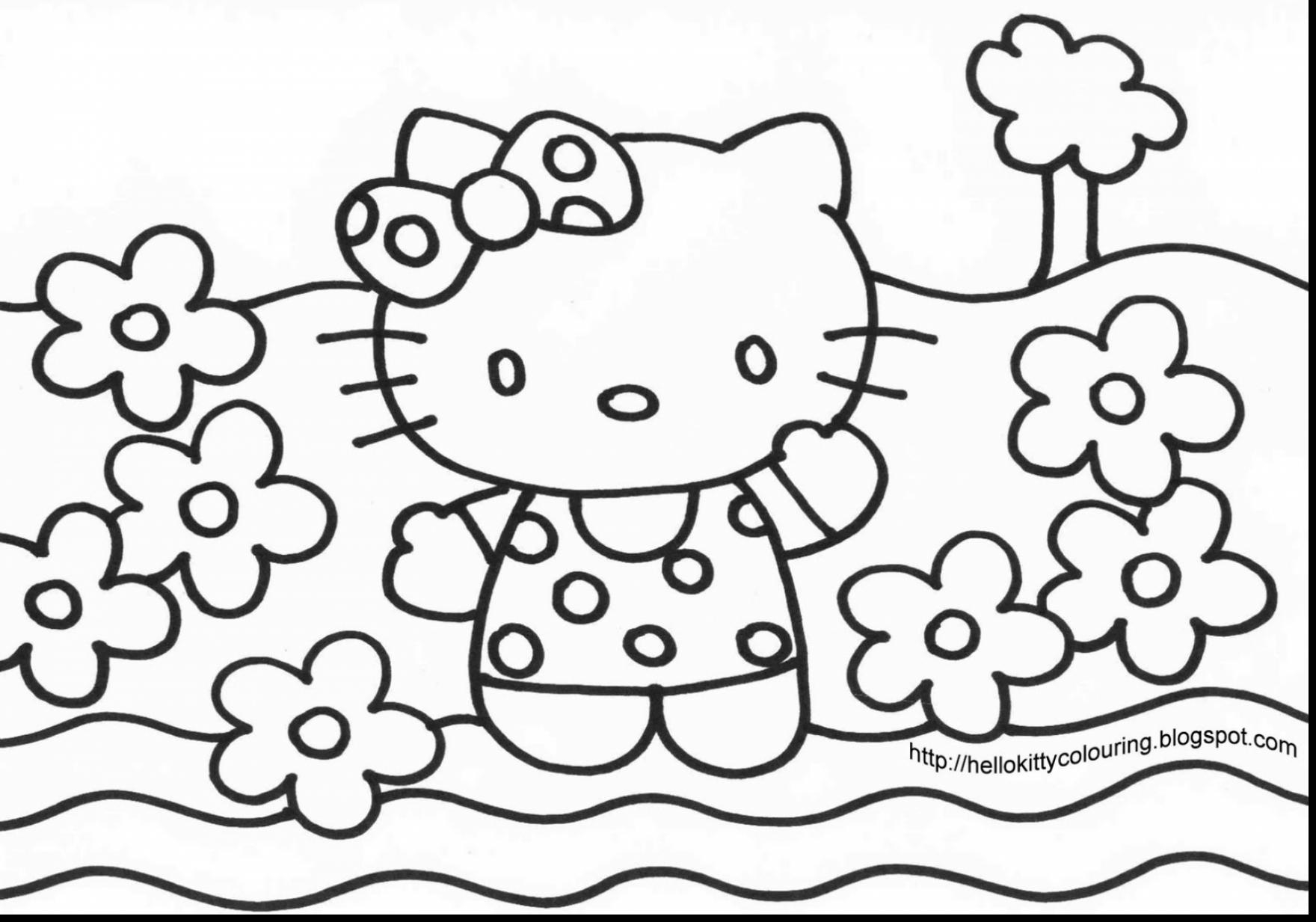 1760x1233 Wonderful Hello Kitty Christmas Coloring Pages With Hello Kitty