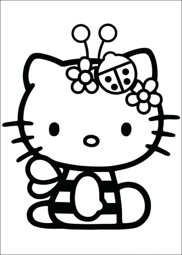 600x840 Free Printable Hello Kitty Coloring Pages