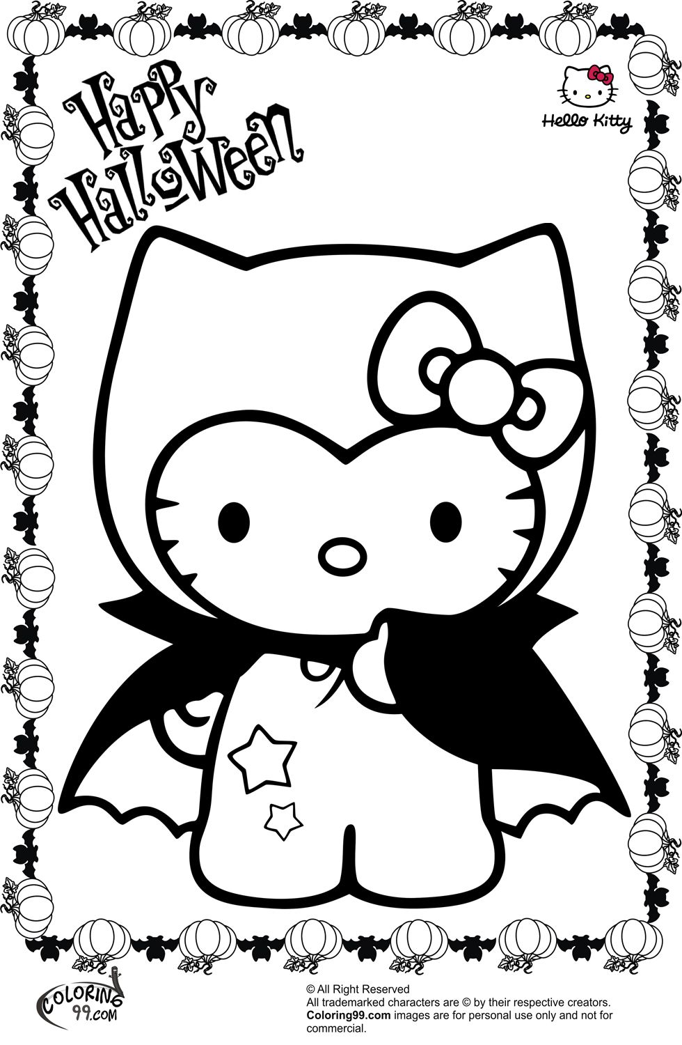 980x1500 These Spooky Free Halloween Coloring Pages Feature A Variety