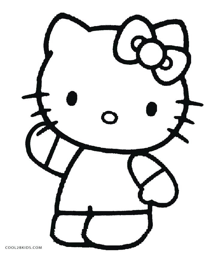 711x850 Free Printable Hello Kitty Coloring Pages For Pages Free Hello