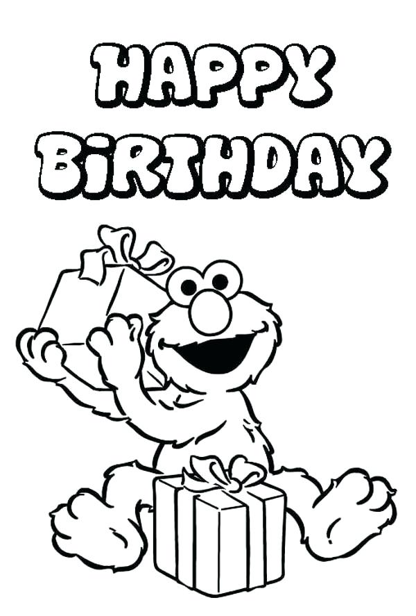 600x887 Happy Birthday Coloring Pages Printable Happy Birthday Coloring