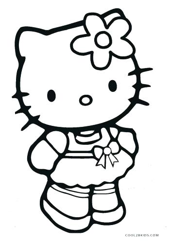 350x500 Hello Coloring Pages Cat Coloring Pages For Kids Cat Coloring