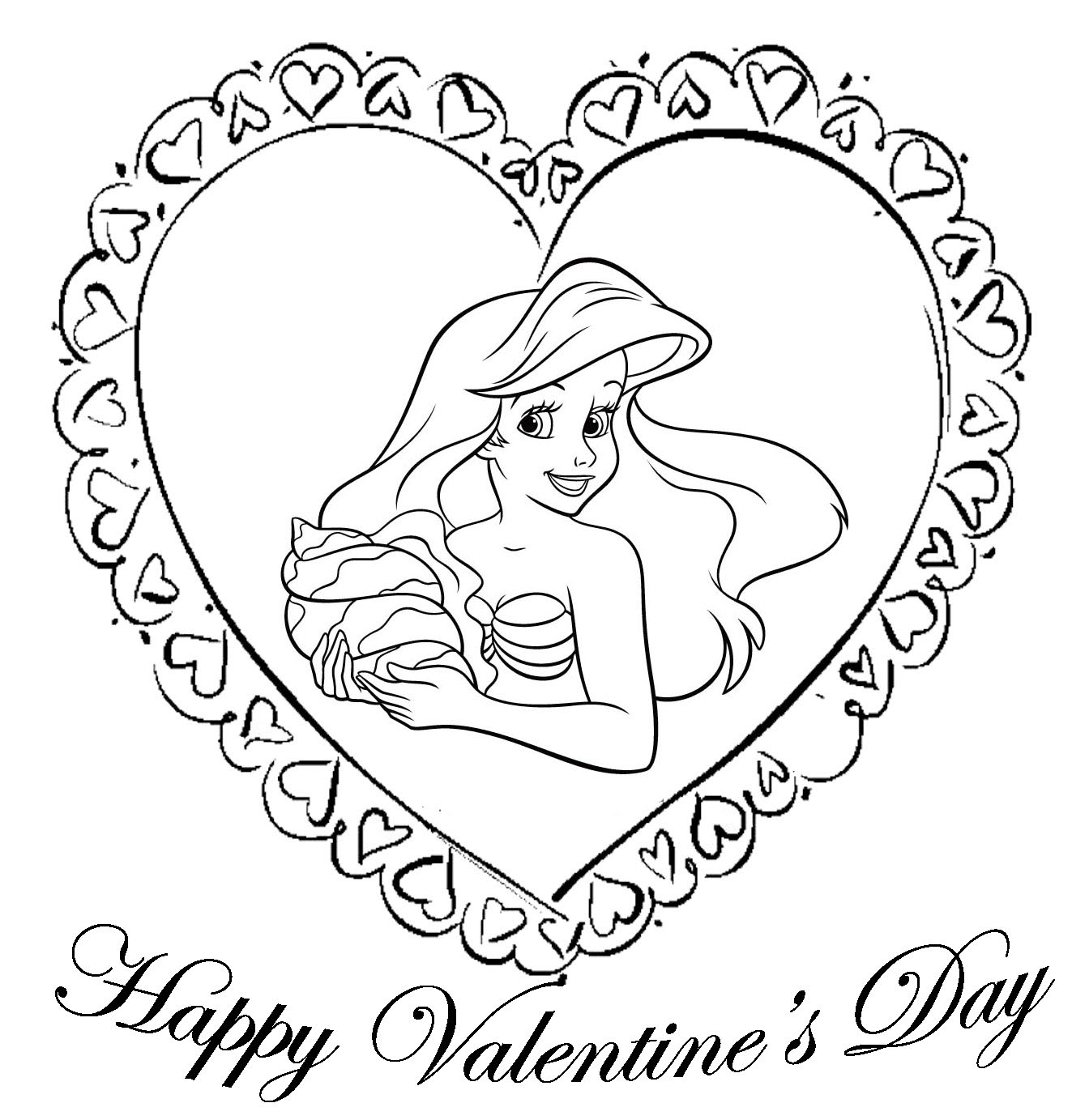 1344x1383 Disney Princess Valentine Coloring Pages Hello Kitty