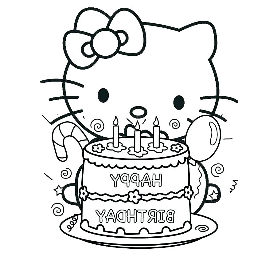 902x835 Hello Kitty Birthday Coloring Pages Team Fortress Coloring Pages