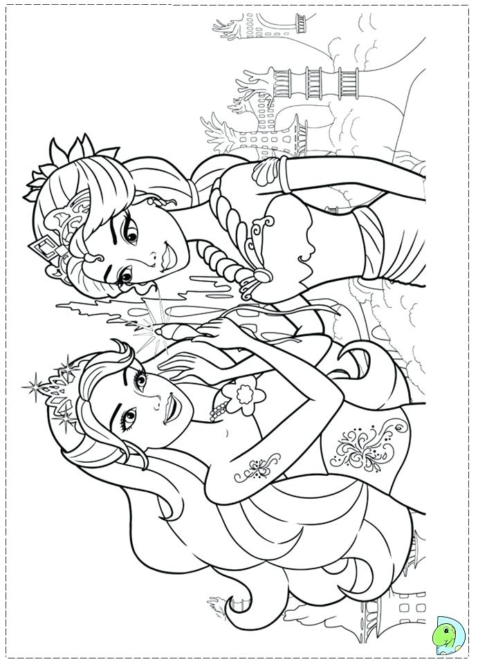 691x960 Hello Kitty Mermaid Coloring Pages Beautiful In Barbie Tale C