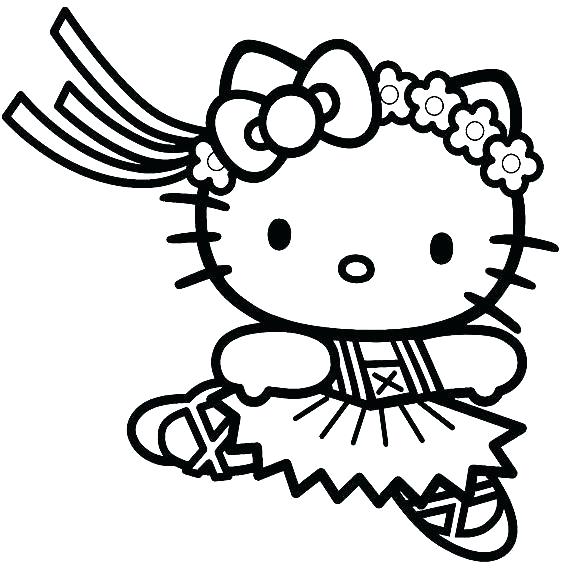 561x571 Hello Kitty Mermaid Coloring Pages Free Printable Coloring Pages