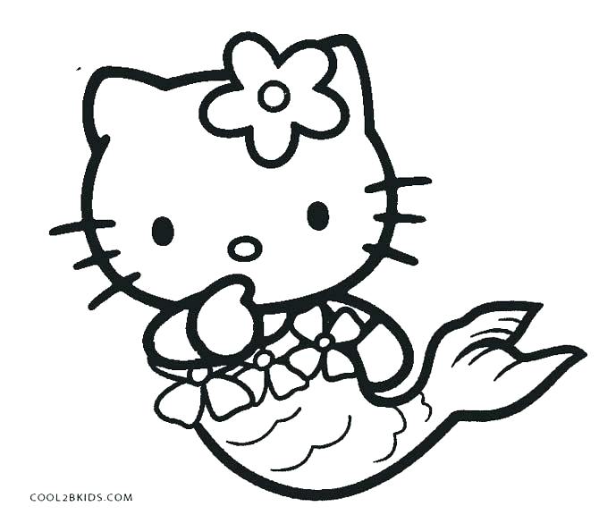 670x576 Hello Kitty Coloring Pages Free Online Game Kitty Coloring Page