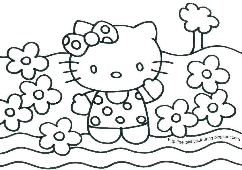 936x656 Princess Hello Kitty Coloring Pages Cartoon Coloring Pages