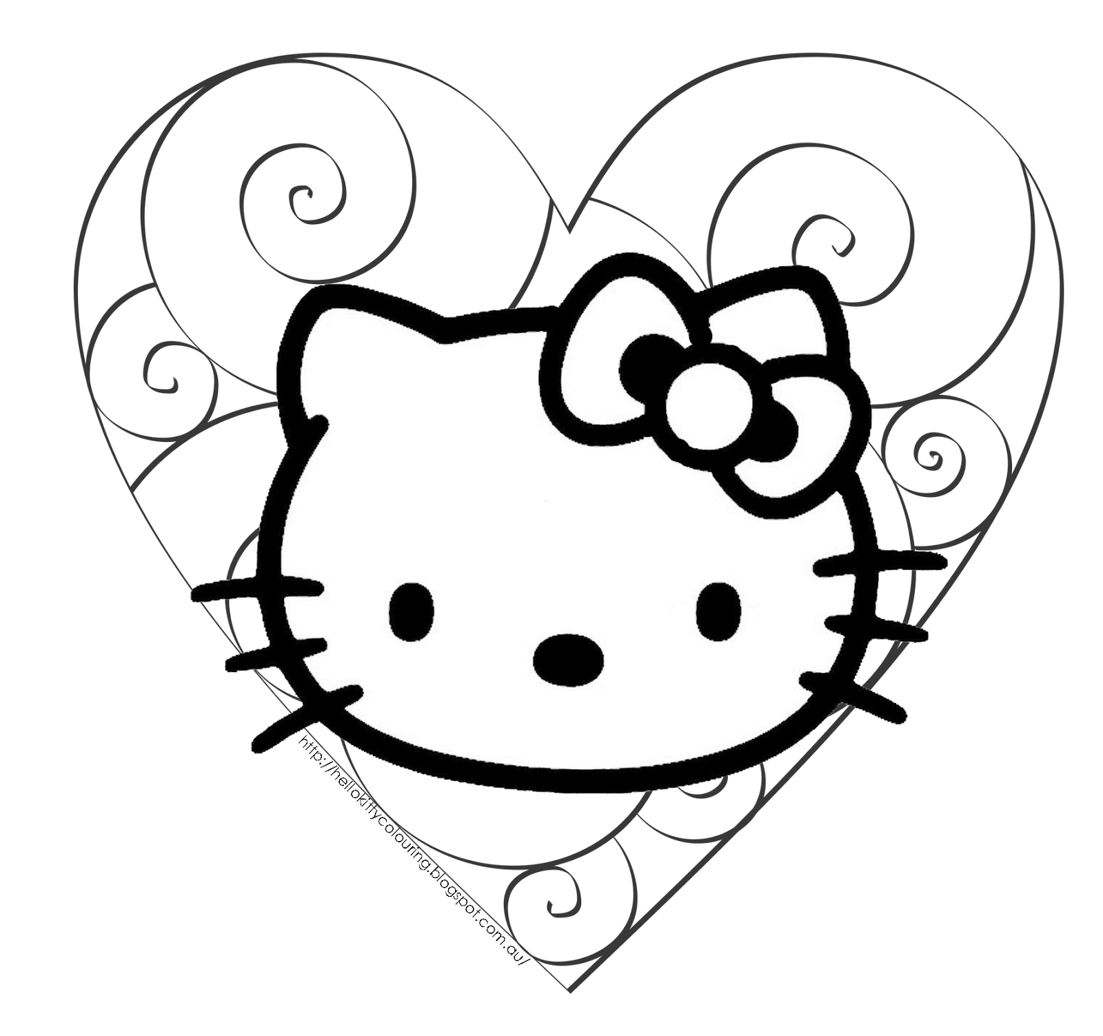 1600x1503 Stunning Hello Kitty Valentine Coloring Page For Hello Kitty