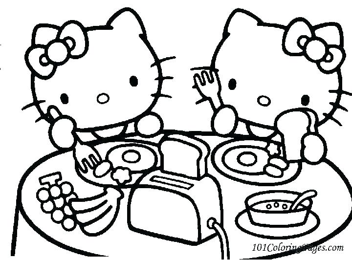 720x532 Hello Kitty Mermaid Coloring Pages