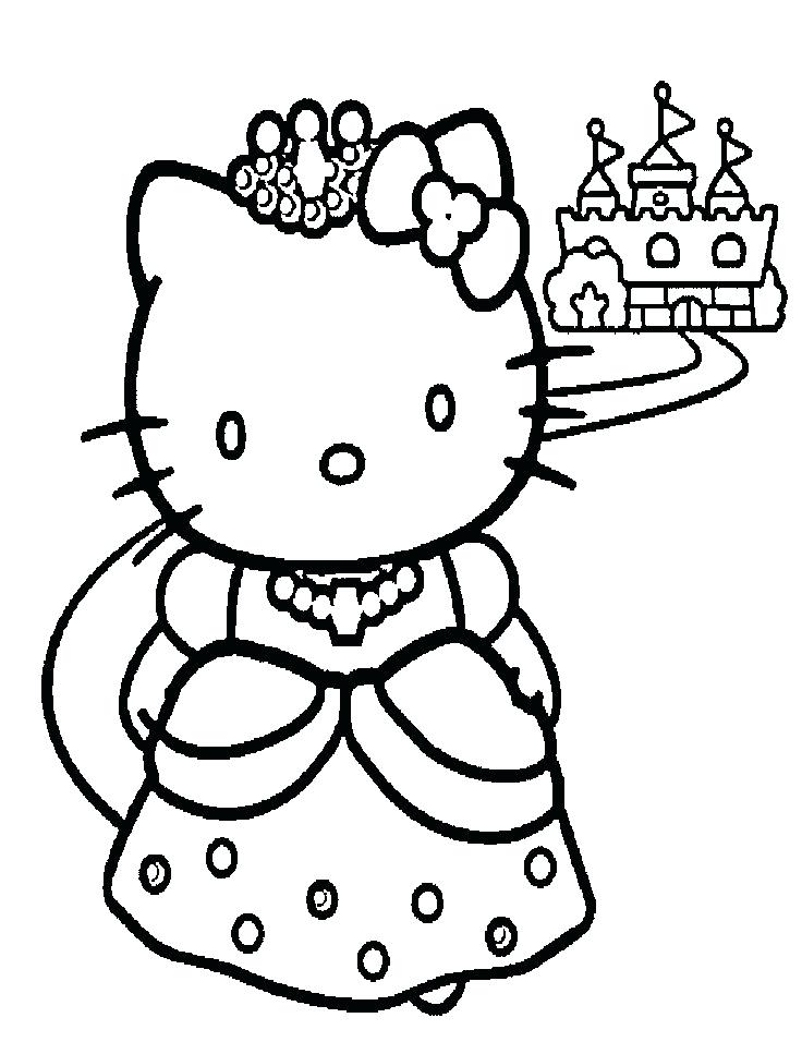 736x956 Hello Kitty Printable Coloring Page Pages