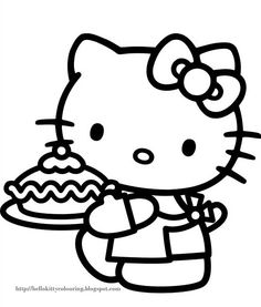 236x277 Hello Kitty Thanksgiving Coloring Pages Color Bros