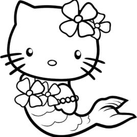 268x268 Free Printable Hello Kitty Coloring Pages Az Coloring Pages