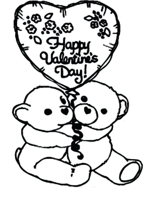 600x795 Hello Kitty Valentines Coloring Pages Cute Valentine Coloring