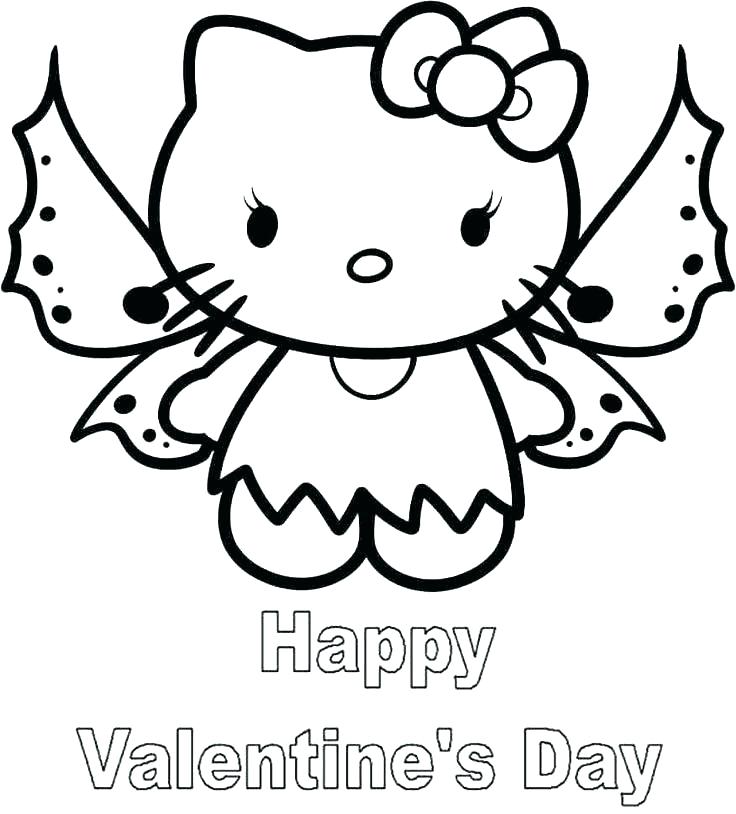 736x814 Hello Kitty Valentines Day Coloring Pages Free Hello Kitty