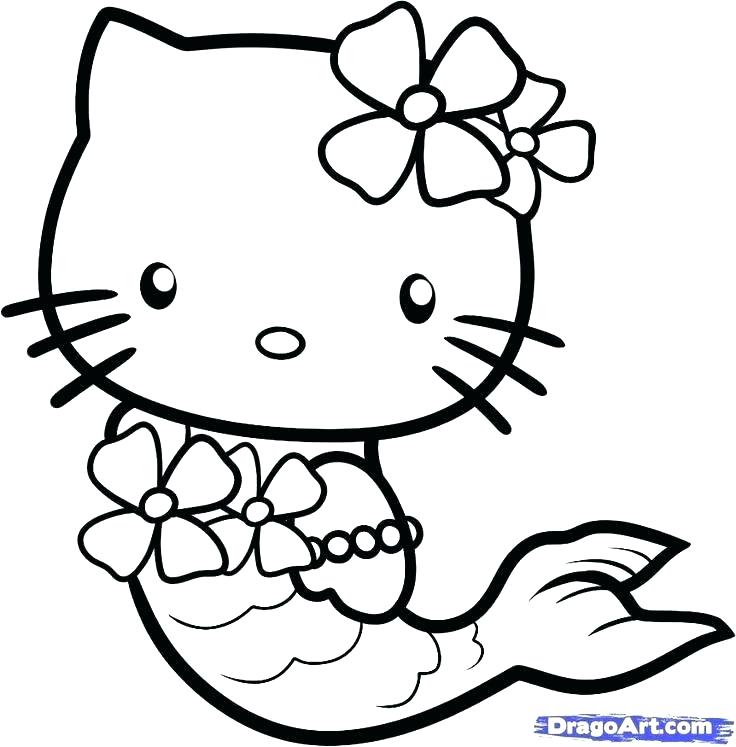 736x747 Hello Kitty Happy Birthday Coloring Pages Kitty Coloring Pages