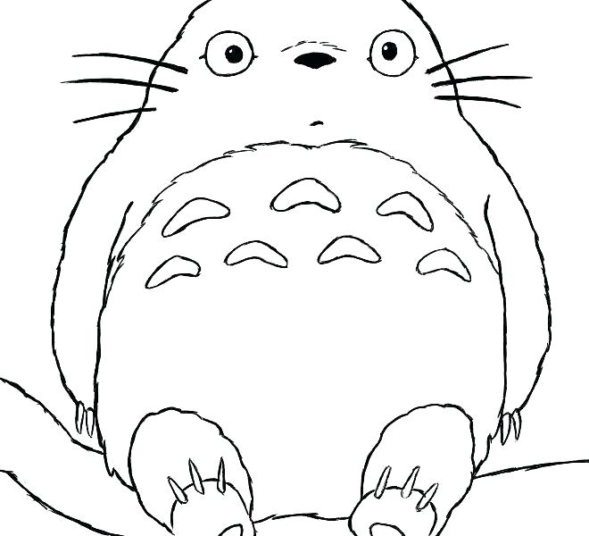 660x600 Totoro Coloring Pages This Is Coloring Pages Pictures My Neighbor