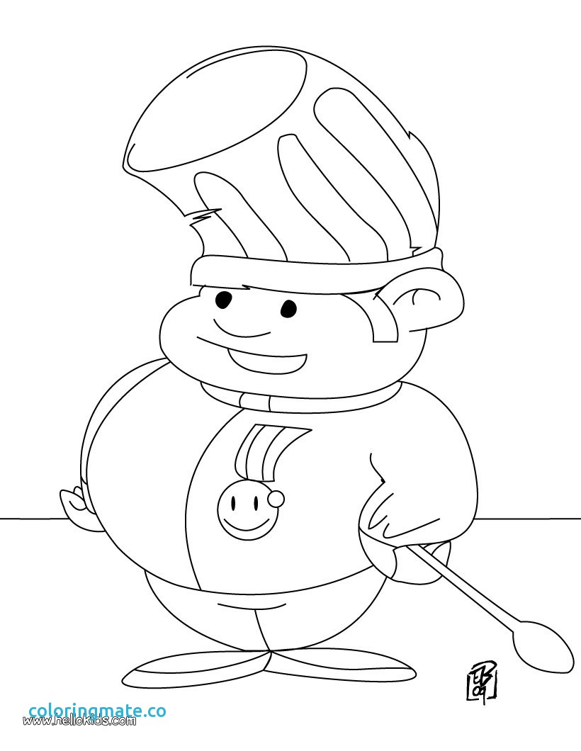 820x1060 Chef Coloring Page Best Of Pages Hellokids Com Coloriafes Disney