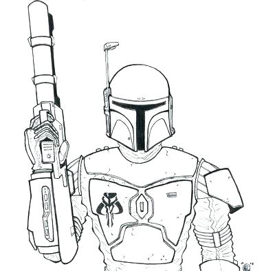 400x394 Coloring Page Boba Fett Coloring Pages Printable Coloring Page