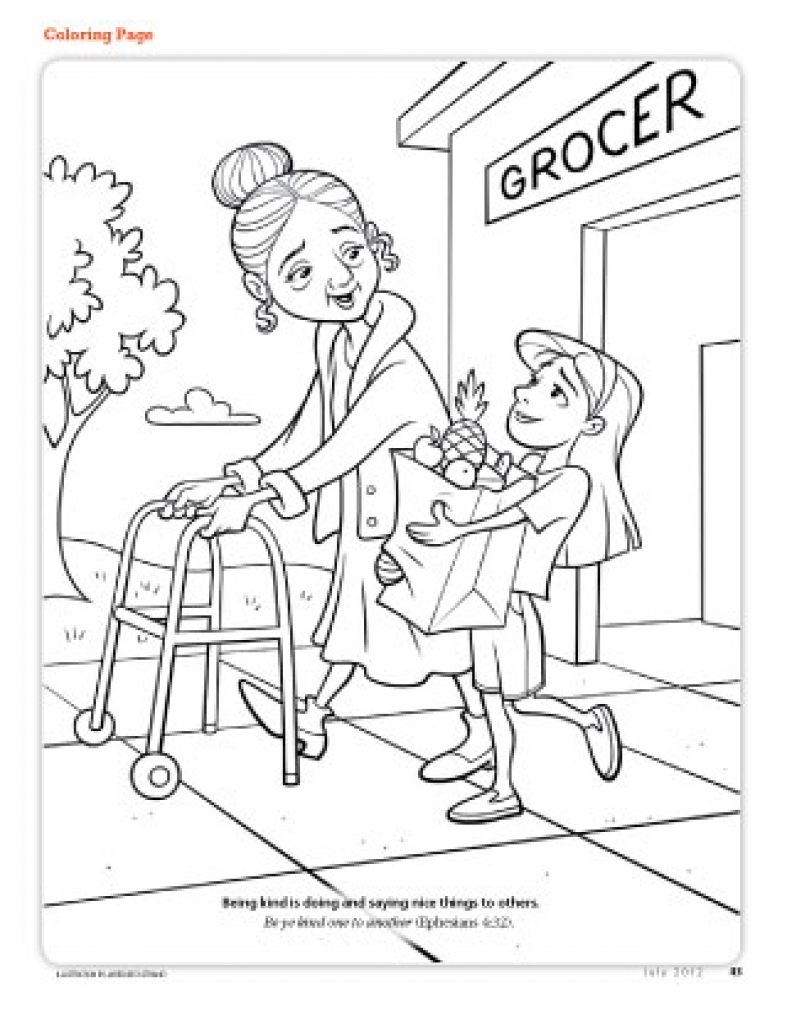 787x1024 Nice Coloring Pages Of Helping Others Newyork Rp Com