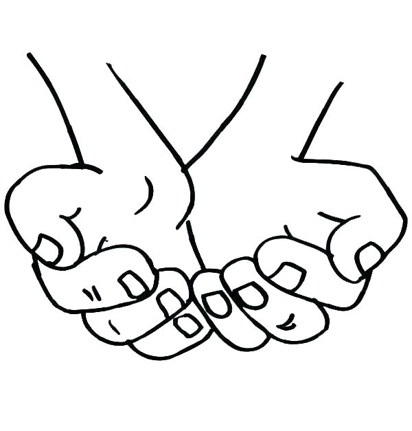 600x627 Washing Hands Coloring Page Helping Hands Coloring Page Hand