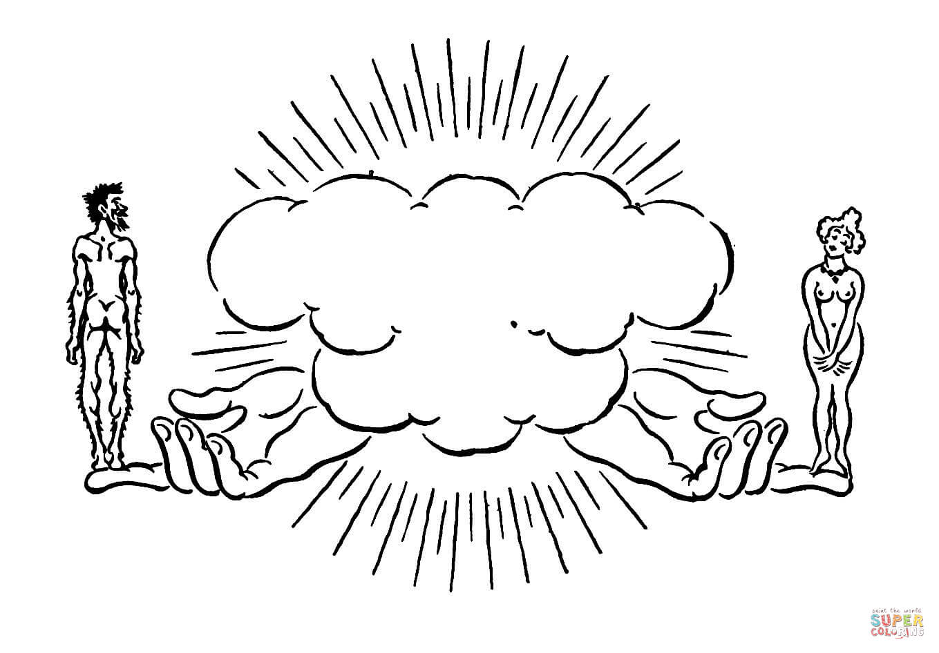 1359x946 Helping Hands Coloring Page Free Printable Pages Stuning