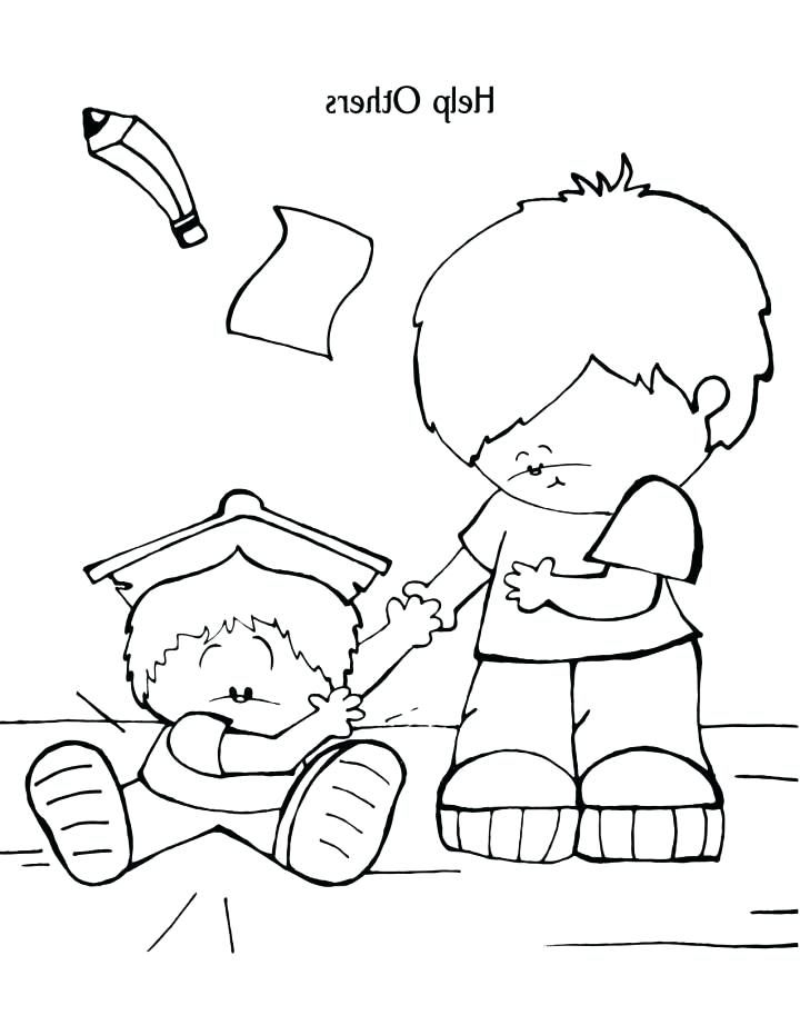 720x931 Helping Others Coloring Pages Coloring Pages For Kids