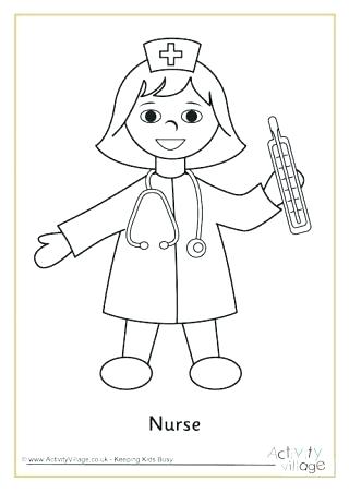 320x452 Coloring Pages Of People Nurse Coloring Pages Plus Incredible