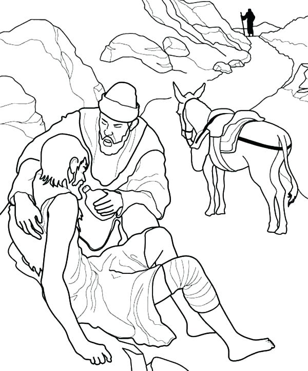 600x722 Helping Others Coloring Pages Helping Others Coloring Pages
