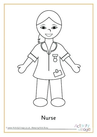 320x452 Nurse Coloring Page Quickly Nursing Coloring Pages People Who Help