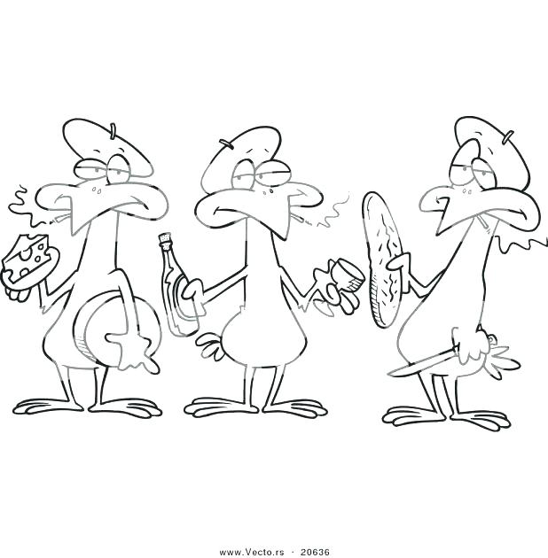 618x630 Hen With Chicks Coloring Pages Mother Hen Coloring Page