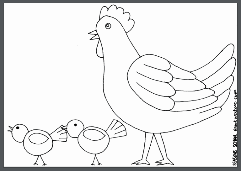 768x546 Spring Coloring Sheets Printables For Children