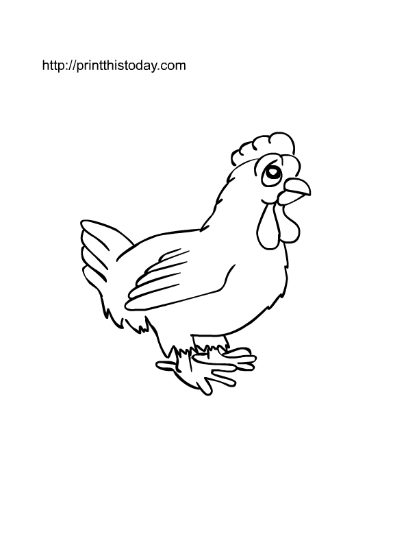 612x792 Free Printable Farm Animals Coloring Pages