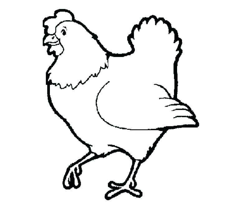 728x678 Hen Coloring Page Hen Coloring Page Worksheet Game For Kids
