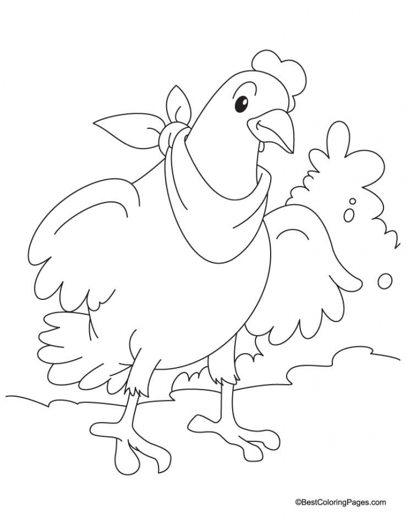 792x1024 Best Little Red Hen Coloring Pages Cool Gallery Ideas