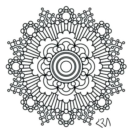 429x438 Intricate Coloring Pages Henna Animal Coloring Pages Intricate