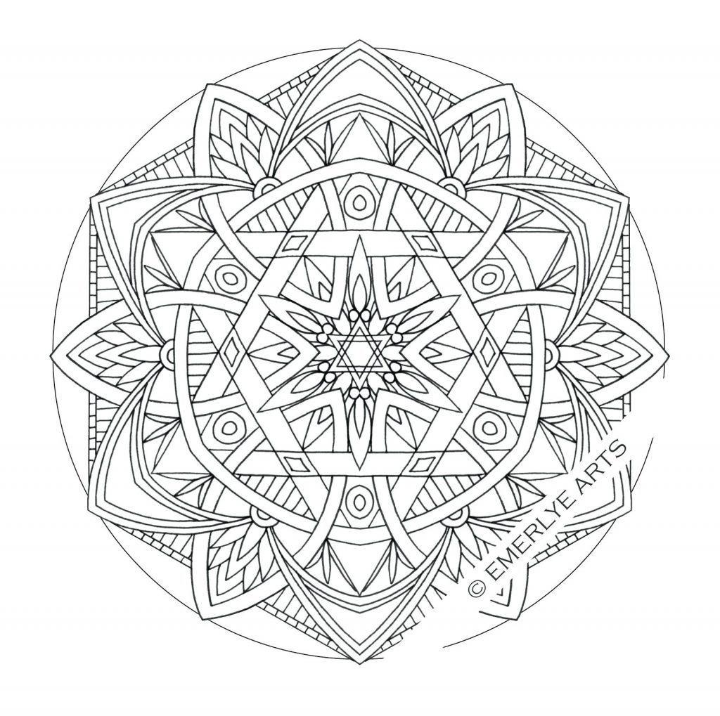 1024x1019 Coloring Pages Mandala Coloring Pages Printable Incredible
