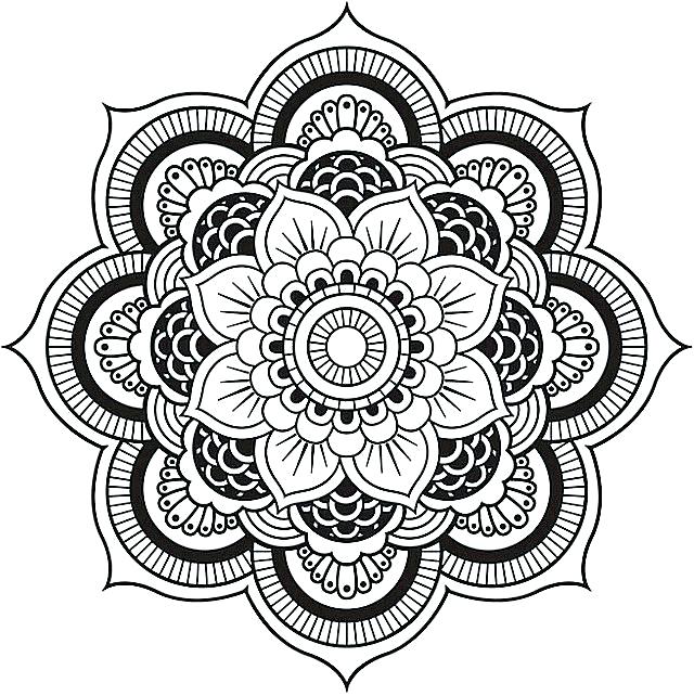 640x642 Henna Coloring Pages Coloring Pages Medium Size Of Magnificent
