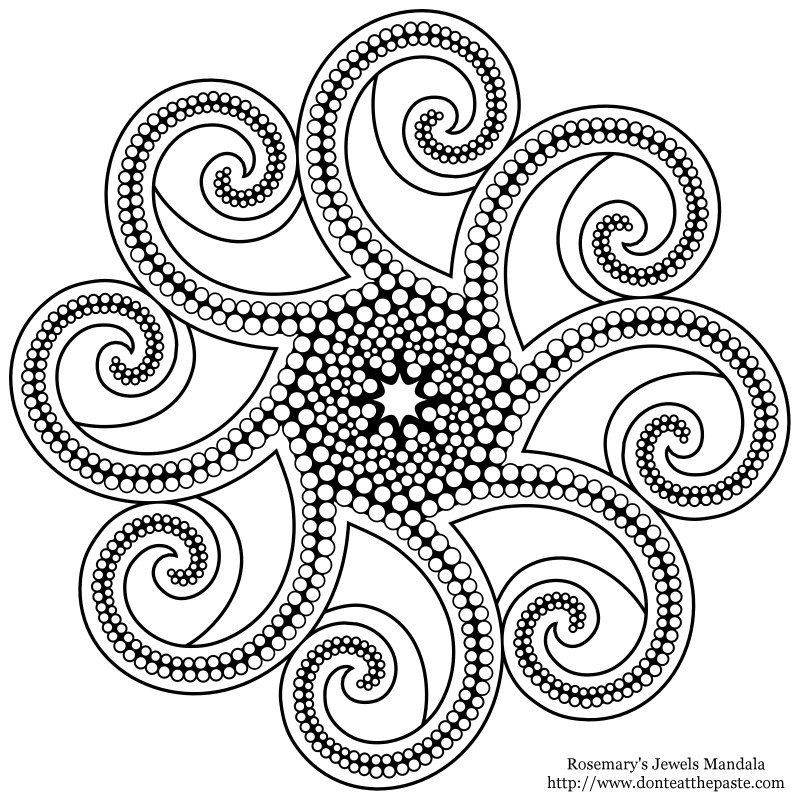 800x800 Henna Coloring Pages Luxury Rosemary S Jewels Mandala