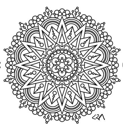 428x449 Mehndi Coloring Pages Henna Coloring Pages Ponktk Coloring Home