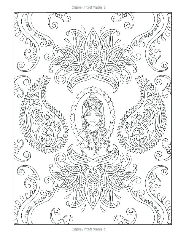 600x800 Mehndi Coloring Pages