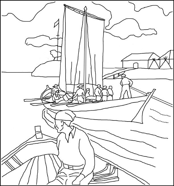 612x655 Henry Hudson Coloring Pages