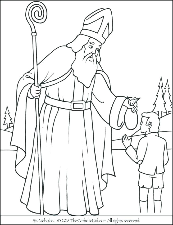 730x945 St Nicholas Coloring Pages Popular St Coloring Page Beautiful Kids
